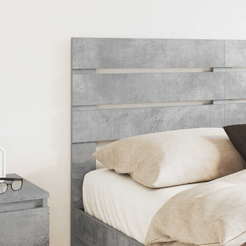 VidaXL vidaXL Headboard Concrete Grey Engineered wood 2