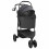 VidaXL vidaXL Folding Pet Stroller Black 78 x 54 x 101 cm Polyester 5