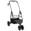 VidaXL vidaXL Folding Pet Stroller Black 78 x 54 x 101 cm Polyester 4