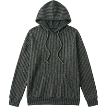 Damen-Hoodie mit Kapuze Casual Bequem Warm Flauschig Dunkelgrün S — hoodie damen, hoodie vertikale streifen, dunkelgrünes sweatshirt