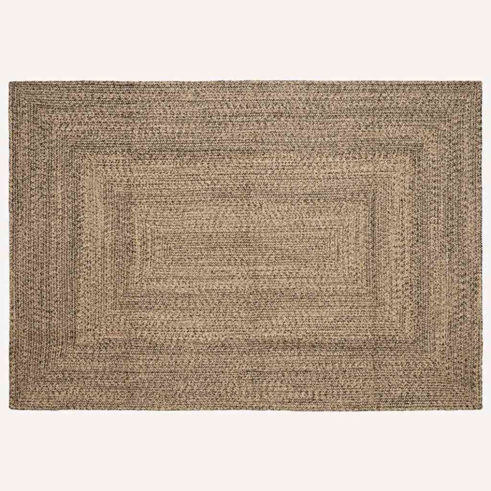 Vidaxl Area Rugs Natural And Black 240 X 340 Cm Jute
