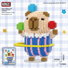 (Style 6)Kit Creativo de Bloques de Construcción de Plástico Capibara Juguete para Niños y Adolescentes Regalo