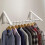Modern Wall Mounted Hanging Rod With Abs Material For Dorms And Bathroom Use 8