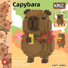 (Style 10) Capybara Plastic Creative Building Blocks Kit Toy For Kids Gift And Teens