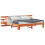 VidaXL vidaXL Bed Frame with Headboard Brown 200 x 200 cm Solid Pine Wood 2