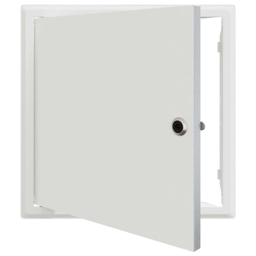 VidaXL vidaXL Access Panel White 33 x 33 x 3 cm Steel 1