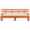 VidaXL vidaXL Bed Frame with Headboard Brown 200 x 200 cm Solid Pine Wood 5
