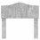 VidaXL vidaXL Headboard Concrete Grey Engineered wood 4