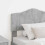 VidaXL vidaXL Headboard Concrete Grey Engineered wood 3