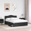 VidaXL vidaXL Bed Frame with Drawer Black 140 x 200 cm Engineer Wood 3