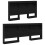 VidaXL vidaXL Storage Headboard with Shelf Black Oak 160 cm Engineered Wood 2