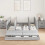 VidaXL vidaXL Storage Bed Frame Grey Sonoma 150 cm Engineered Wood 3