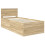 VidaXL vidaXL Bed Frame with Headboard Sonoma Oak 75 x 190 cm Engineered Wood 3