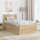 VidaXL vidaXL Bed Frame with Headboard Sonoma Oak 75 x 190 cm Engineered Wood 2