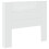 VidaXL vidaXL Storage Headboard with LED White Engineered Wood 2