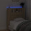 VidaXL vidaXL Storage Headboard with LED Sonoma Oak Engineered Wood 4
