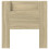VidaXL vidaXL Storage Headboard with LED Sonoma Oak Engineered Wood 5