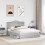 VidaXL vidaXL Storage Bed Grey Sonoma 160 x 200 cm Engineered Wood 3