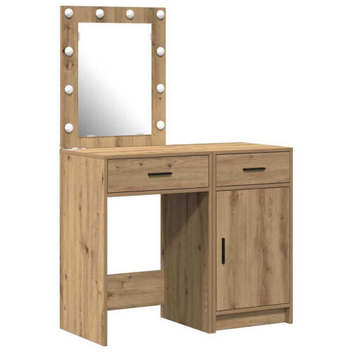 VidaXL vidaXL Dressing Table 2 pcs Brown 50 x 41 x 135 cm Engineered wood 1