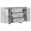 VidaXL vidaXL Sideboard Concrete Grey 120 x 41 x 75 cm Engineered Wood 5