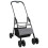 VidaXL vidaXL Folding Pet Stroller Adjustable Grey 81 x 47 x 99 cm Polyester 4