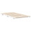VidaXL vidaXL Bed Frame White 90 x 190 cm Solid Pine Wood 3