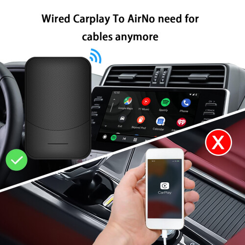 CarPlay Wireless Adapter for Wired Vehicles