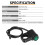 12V Motorcycle Handlebar Light Switch 22mm 4