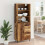 VidaXL vidaXL Highboard with Drawer 2 pcs Old Wood Engineered Wood 4