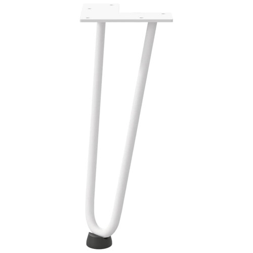 VidaXL vidaXL Hairpin Legs for Coffee Table 4 pcs White 30 cm Solid Steel 2