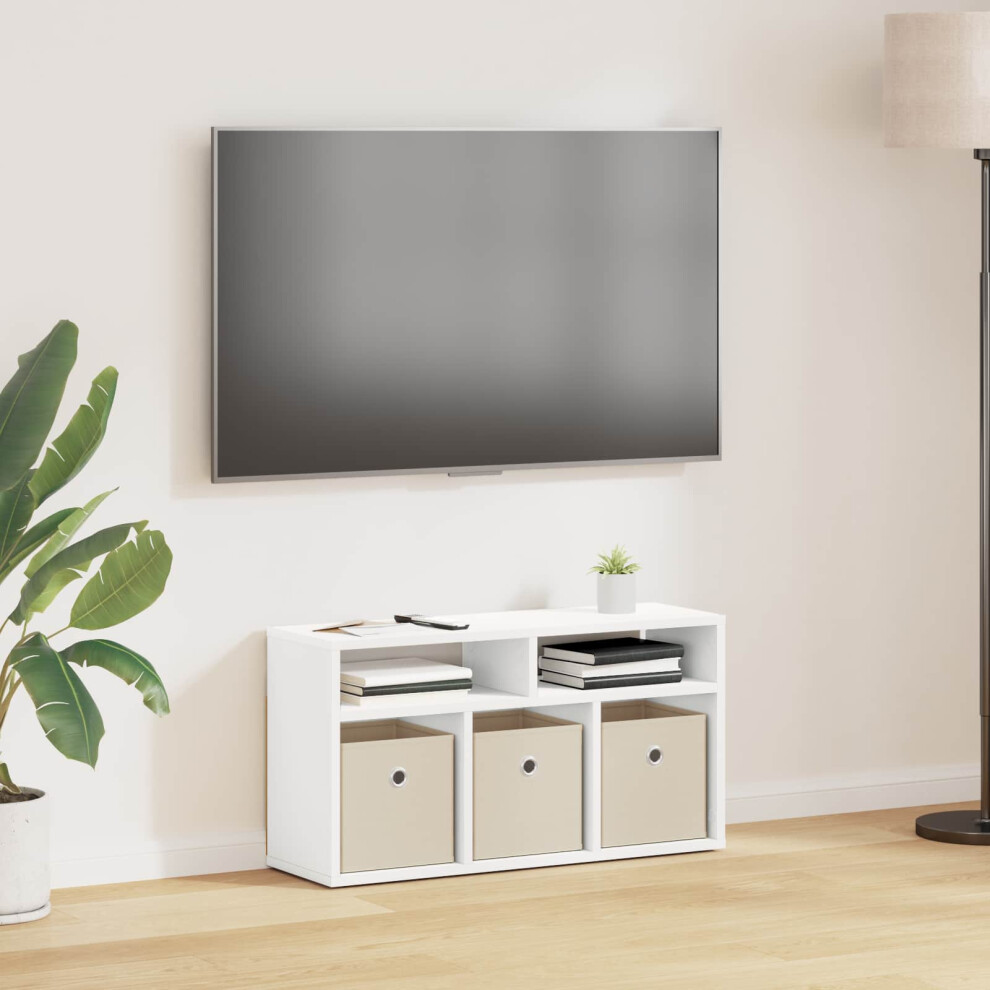 Vidaxl Lowboard With Drawer 72 X 22.5 X 38 Cm White