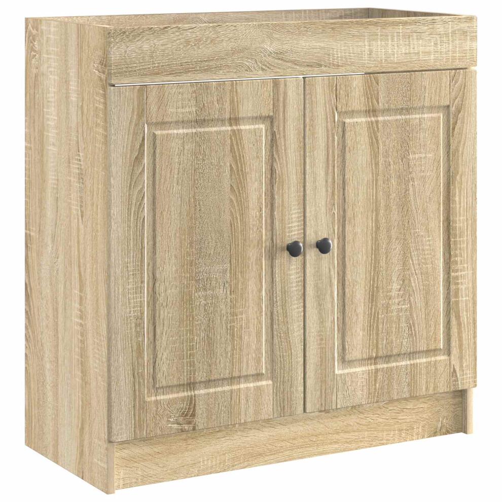 Vidaxl Bathroom Under Sink Cabinet Sonoma Oak 78.5 X 37.5 X 81 Cm