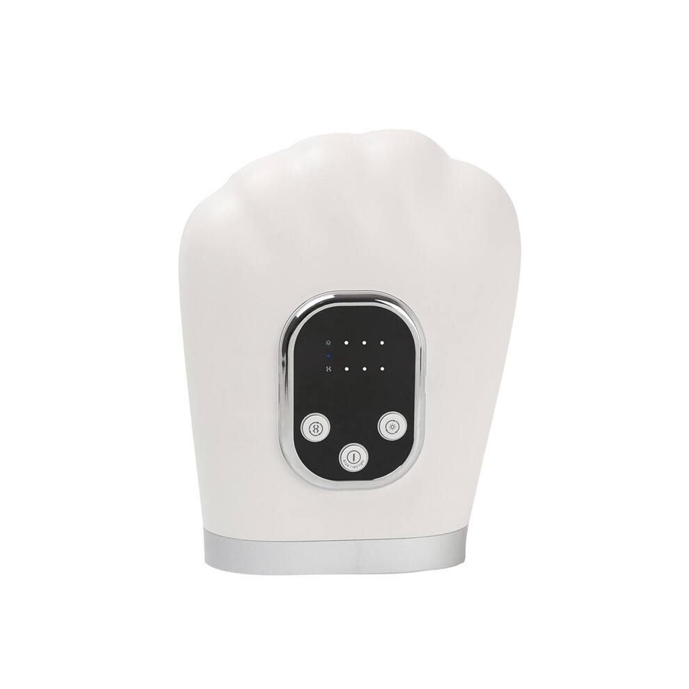Stoyotu (White) Wireless Electric Hand Massager With Heat Compression Carpal Tunnel Wrist Finger Massagers Kneading Rollers Vibrating Gloves