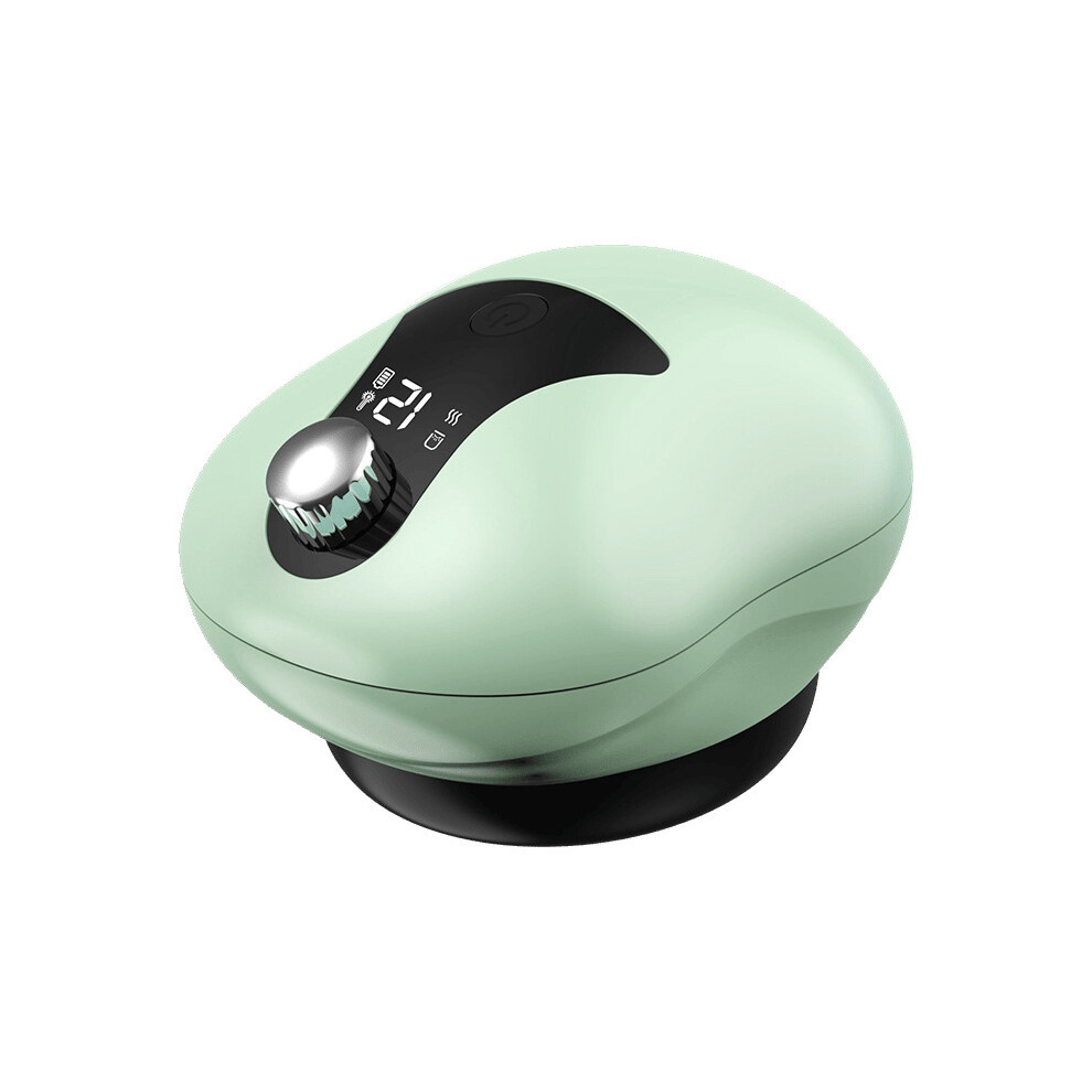 Stoyotu (Green) Electric Body Guasha Massager Vacuum Cupping Guasha Scraping Body Massager Suction Cup Heating Fat Burner Body Massger