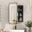 40x60 Lighted Bathroom Mirror Cabinet,3 Color LED 1