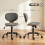Homcom HOMCOM Home Office Desk Chair Height Adjustable, Grey 3