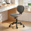 Homcom HOMCOM Home Office Desk Chair Height Adjustable, Grey 9