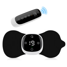 (Remote Control) Smart EMS Pulse Neck Shoulder Electric Massager Sticker Mini Patch Intelligent Remote Control Cervical Relief Health Care