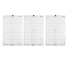 9Pcs Replacement Cutting Mat Adhesive Mat with Measuring Grid 8 By 12-Inch for Silhouette Cameo Plotter Machine