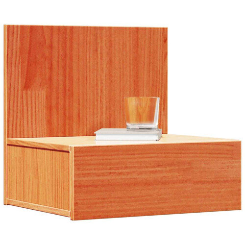 VidaXL vidaXL Bedside Table Wax Brown 42 x 32.5 x 40 cm Solid pine wood 2