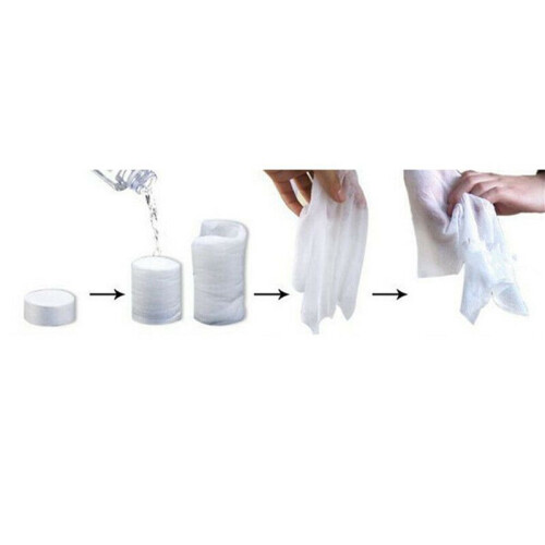2000Pcs Magic Soft Cotton Disposable Compressed Towel Wipes Tablet Travel Tissue 1