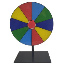 Stable Roulette Prize Wheel Erasable Board Portable Tabletop Lucky Draw Spinner for Store Activities