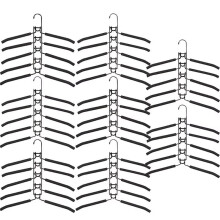 Space-Saving Clothing Hanger ,5-in-1 Anti-Slip Foam Pad