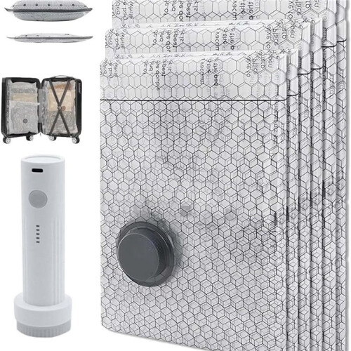 Vacuum Compression Storage Bags Travel 18-Piece Set