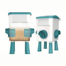 Livestock Feed & Water Set, 11L Waterer + 12KG Feeder, Suitable for Hens and Ducks