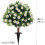 2 Pcs 24" Artificial Topiary  Daisy Flowers 6
