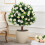 2 Pcs 24" Artificial Topiary  Daisy Flowers 5