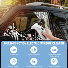Window Vacuum Squeegee Cordless, Power Window Vacuum Cleaner Set