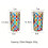 Set of 6 Hand-Painted Colored Crystal Glasses 7