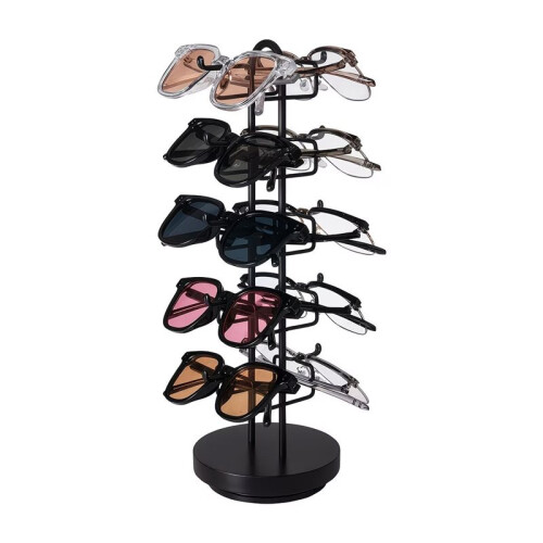5-Compartment Base Storage Rack Black 1